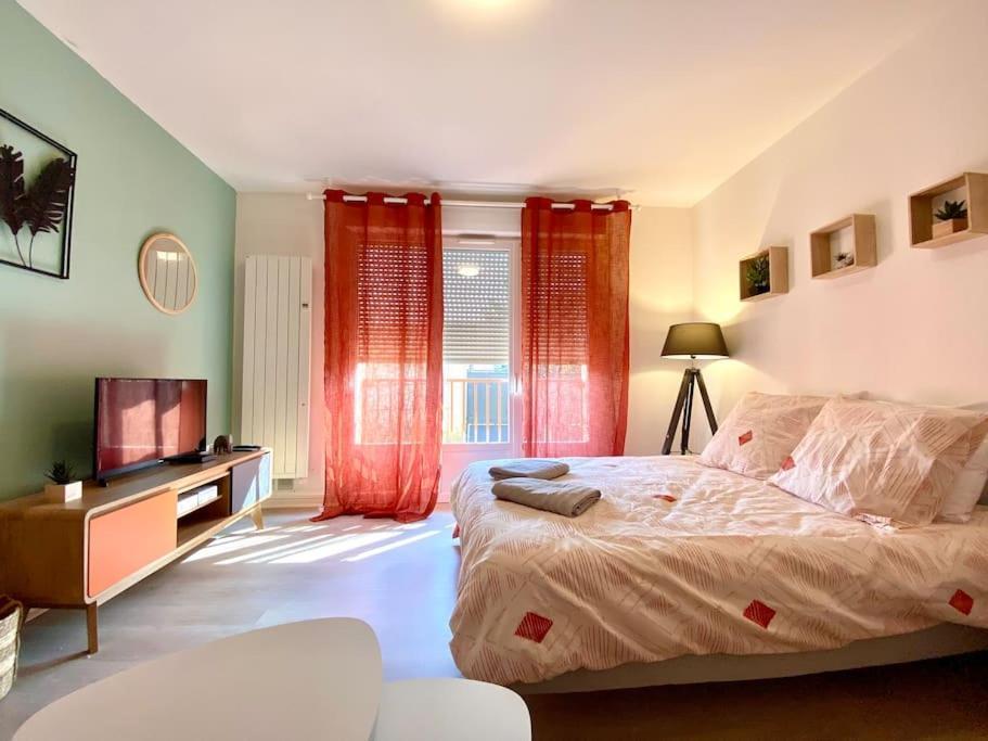 T2 Cosy Proche Hopital + Parking Gratuit Sur Place Auxerre Ngoại thất bức ảnh