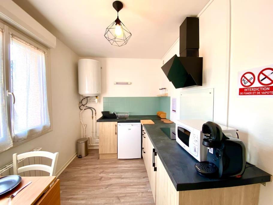 T2 Cosy Proche Hopital + Parking Gratuit Sur Place Auxerre Ngoại thất bức ảnh